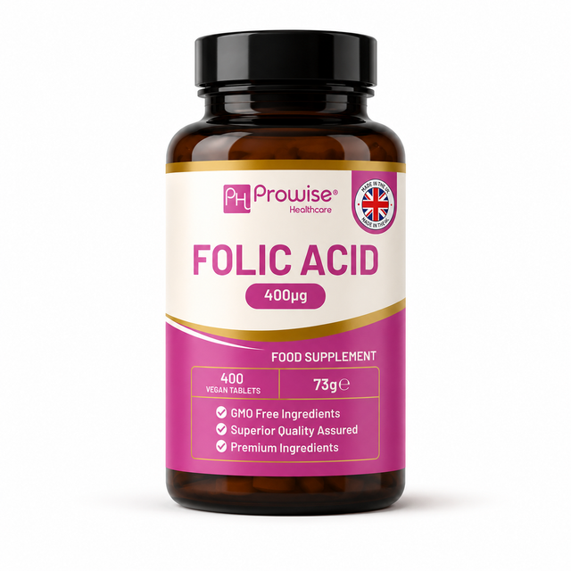 Foliumzuur 400 mcg, pot met 400 tabletten