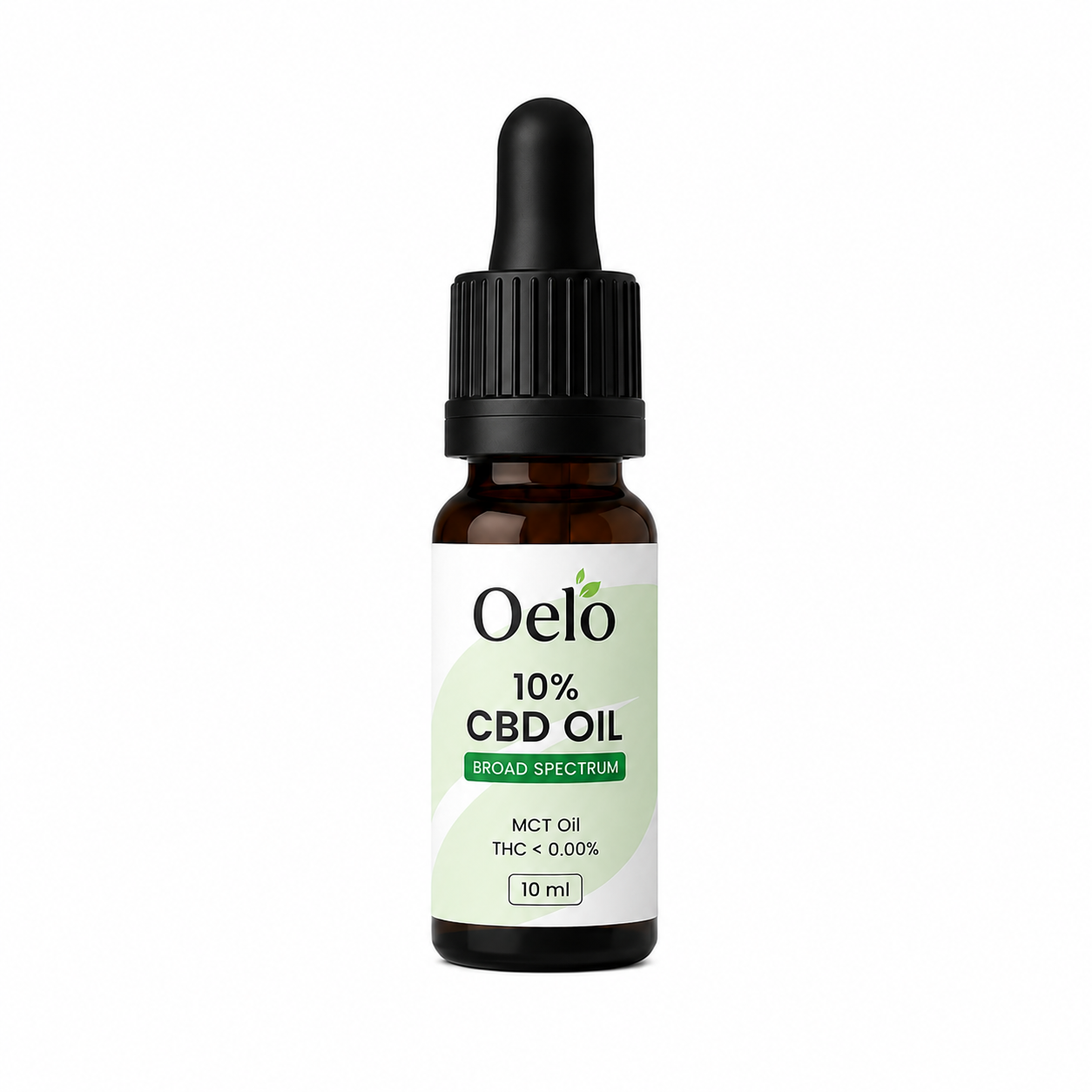 Oelo CBD olie 10 procent broad spectrum, 10 ml flesje