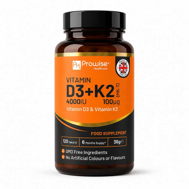 Vitamine D3 en K2, pot met 180 tabletten